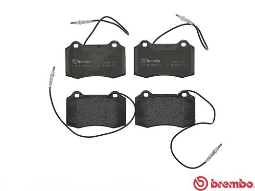 A.B.S. P 61 064 BREMBO Bremsbelagsatz, Scheibenbremse